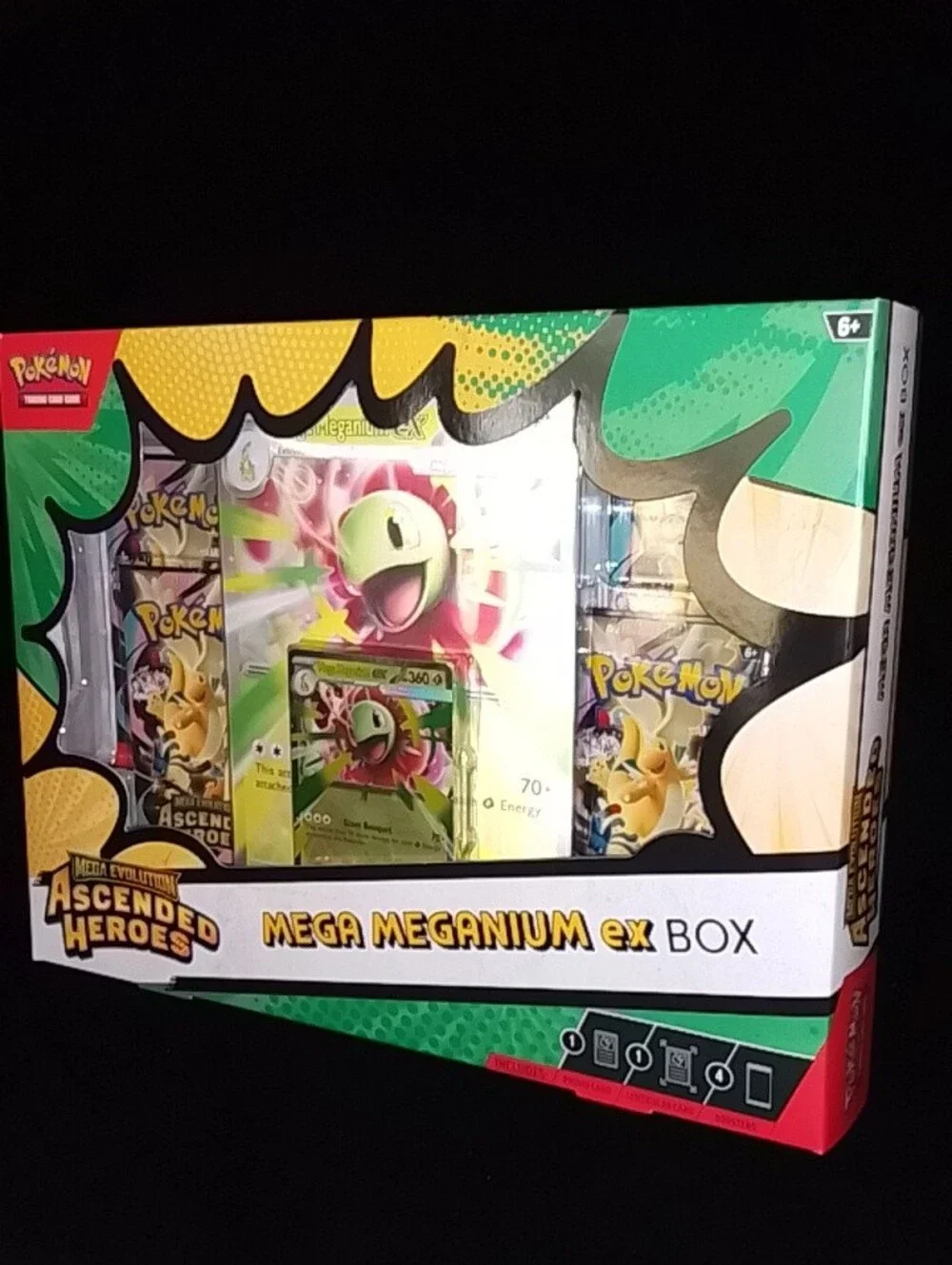 New Pokemon Meganium ex Box - Green
